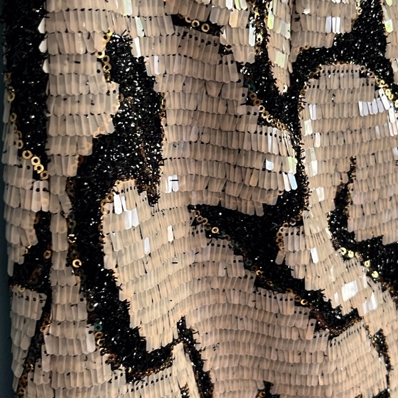 SELLING ANTONIO MELANI SKIRT COLOR BLACK And CREAM SIZE 6 - Picture 11 of 14